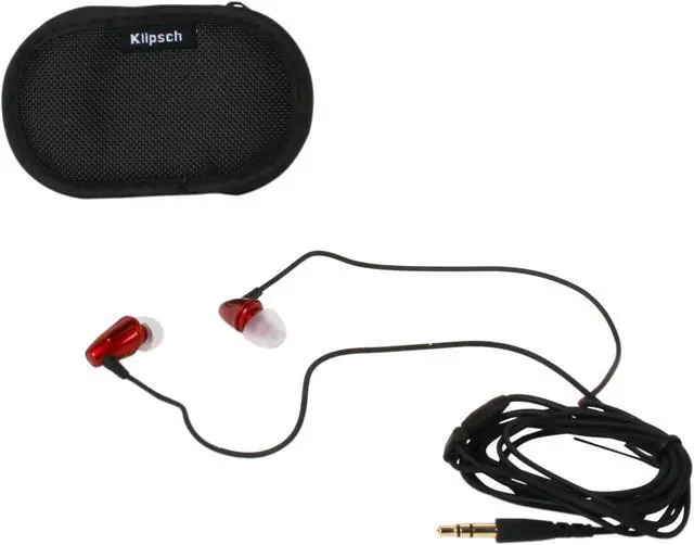 Alt view image 4 of 5 - Klipsch Rebel Red Image S3 3.5mm Connector In-Ear Rebel Red Nosie-Isolating Earphone W/ Oval Ear-tips