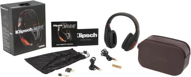 Alt view image 6 of 6 - Klipsch Mode M40 3.5mm Connector Over-Ear Noise-Cancelling Headphone
