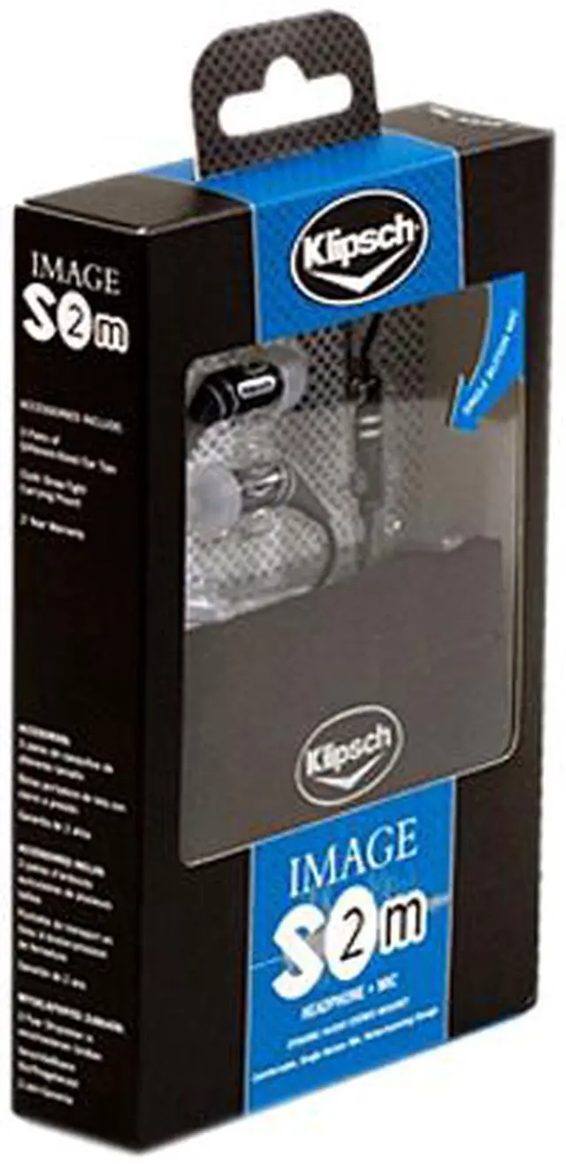Alt view image 5 of 5 - Klipsch Image S2m In-Ear Headphones with In-Line Mic