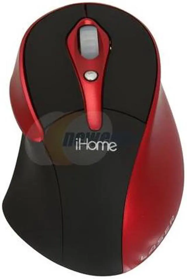 Alt view image 3 of 6 - iHome IH-M126LR Red 1 x Wheel USB Wired Laser FastTrack Mouse