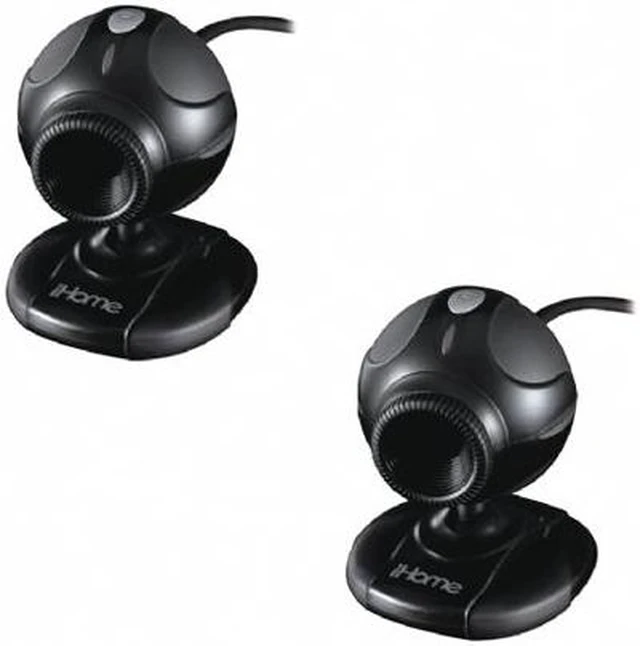 Main image of iHome IH-W305DB 0.3 M Effective Pixels USB 2.0 MyLife MyHome/YourHome Webcams - 2 x Black