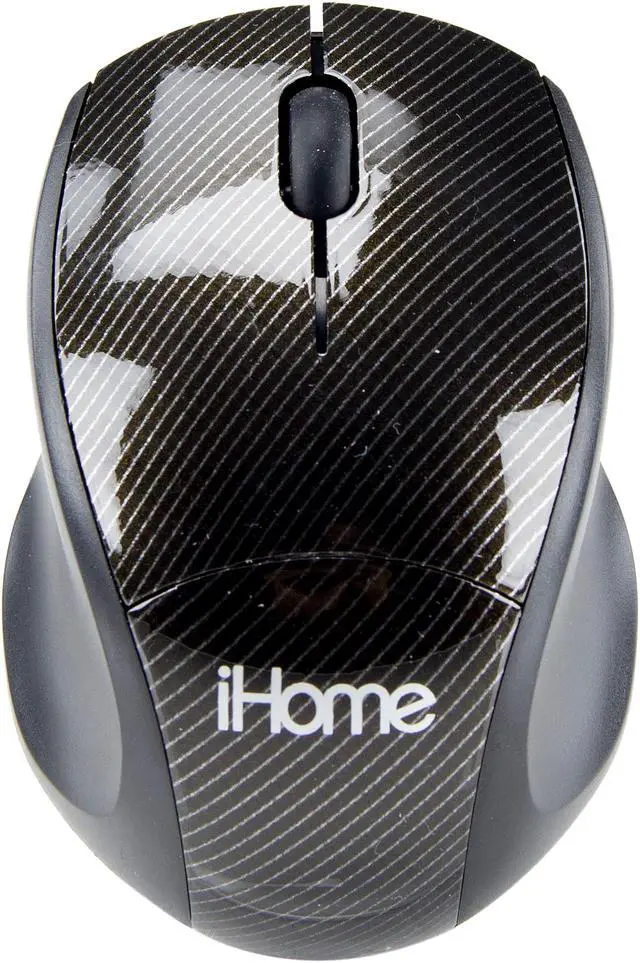 Main image of iHome IH-M186OC USB RF Wireless Optical Mini Notebook Mouse (Carbon Fiber)