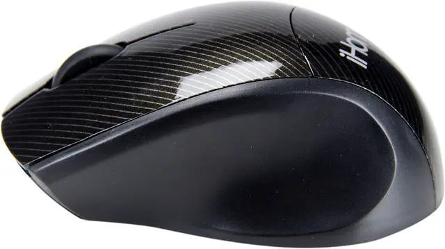 Alt view image 2 of 7 - iHome IH-M186OC USB RF Wireless Optical Mini Notebook Mouse (Carbon Fiber)