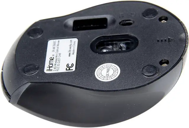 Alt view image 4 of 7 - iHome IH-M186OC USB RF Wireless Optical Mini Notebook Mouse (Carbon Fiber)