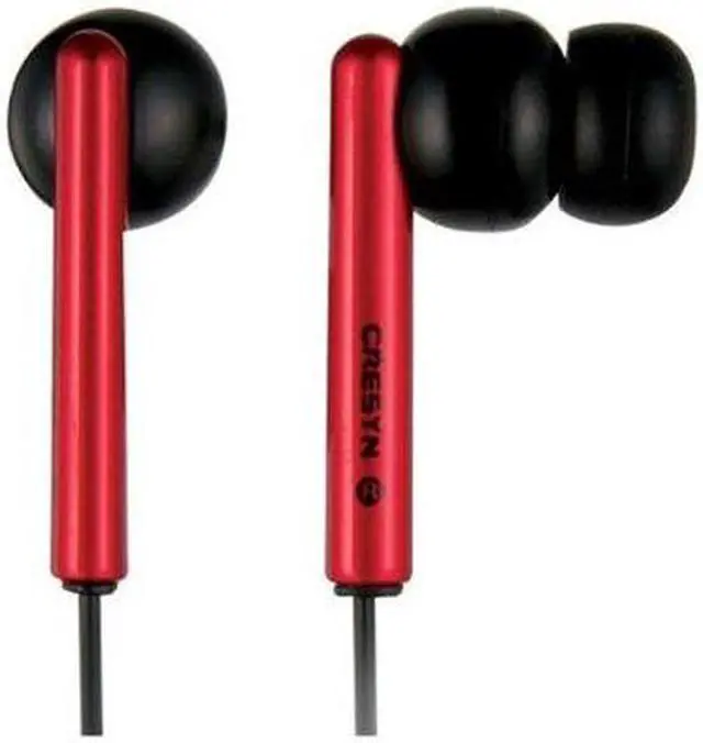 Main image of Cresyn LMX-E630RL 3.5mm Gold-Plated Connector Canal In-Ear Sound Isolating Headphone (Red)
