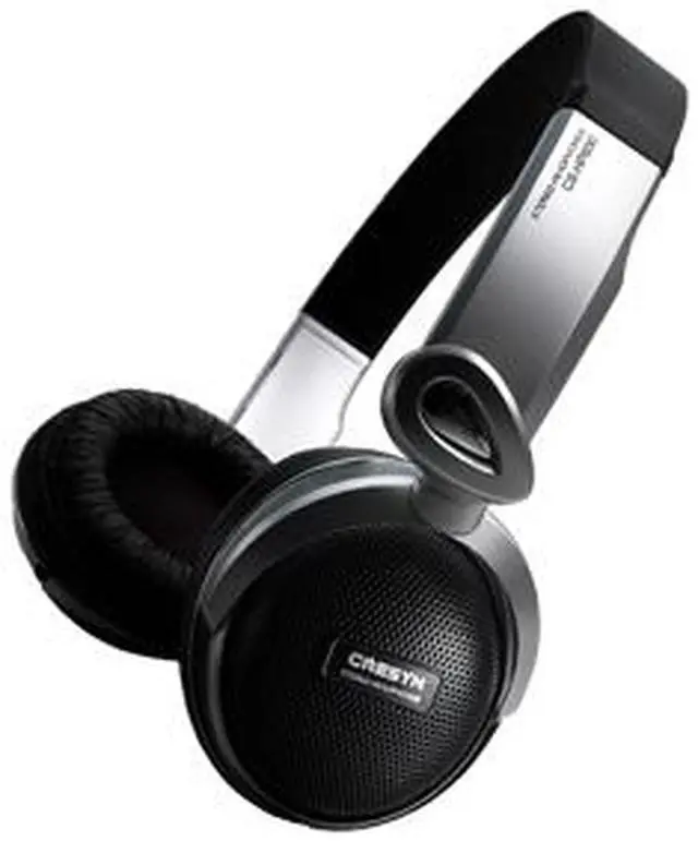 Main image of Cresyn CS-HP600K 3.5mm/ 6.3mm Connector Circumaural Hi-Fi Stereo Over-Ear Headphone (Black)