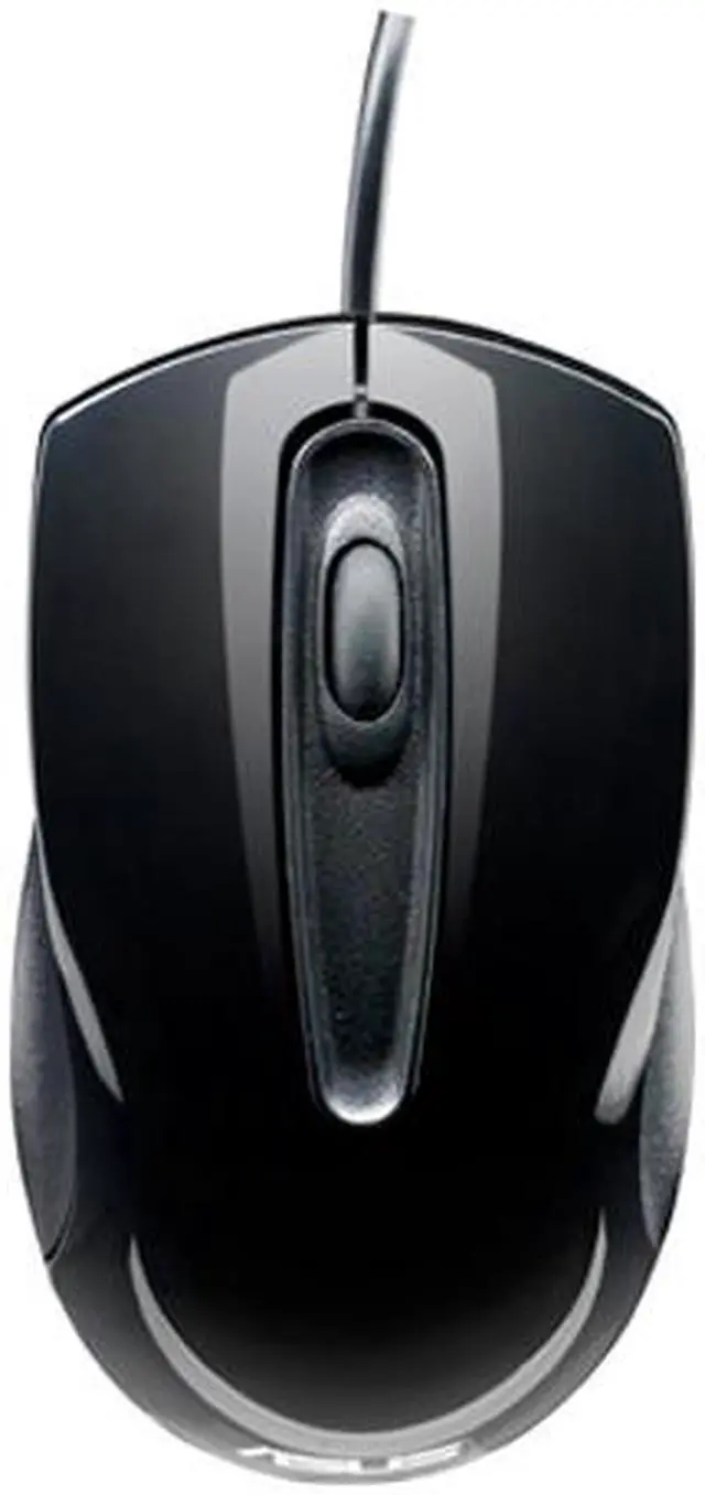 Main image of ASUS UT200 MOUSE Glossy Black, Gray 1 x Wheel USB Wired Optical Mouse
