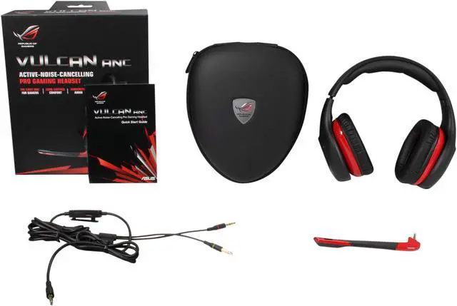 Alt view image 6 of 6 - ASUS ROG Vulcan ANC 3.5mm Connector Circumaural Pro Gaming Headset