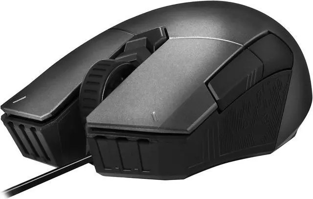 Alt view image 3 of 9 - ASUS TUF Gaming M5 Optical USB RGB Gaming Mouse Featuring a 6200 dpi Optical Sensor, Omron Switches, and Aura Sync RGB Lighting