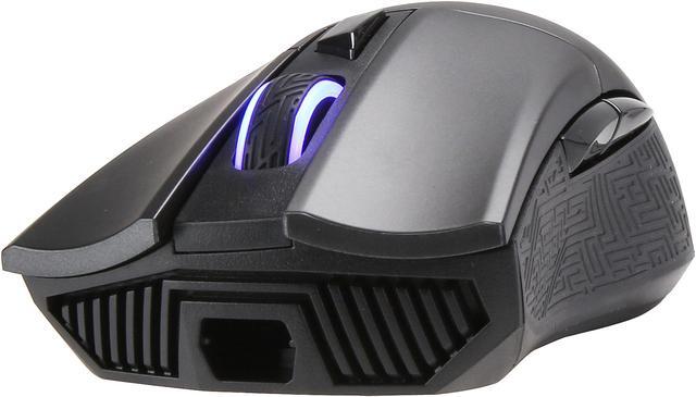 Alt view image 7 of 7 - ASUS Wireless Optical Gaming Mouse for PC - ROG Gladius II | Right-hand Grip | 12000 DPI Optical Sensor, 400 IPS, Omron Switches | 6 Programmable Buttons | Aura Sync RGB Lighting, ROG Armoury II