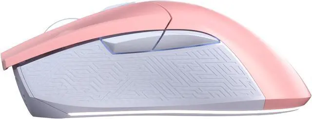 Alt view image 2 of 8 - ASUS ROG Gladius II Origin PNK Limited Edition Wired USB Optical Ergonomic FPS Gaming Mouse Featuring Aura Sync RGB Lighting, 12000 dpi Optical, 250 IPS Sensors and Swappable Omron Switches
