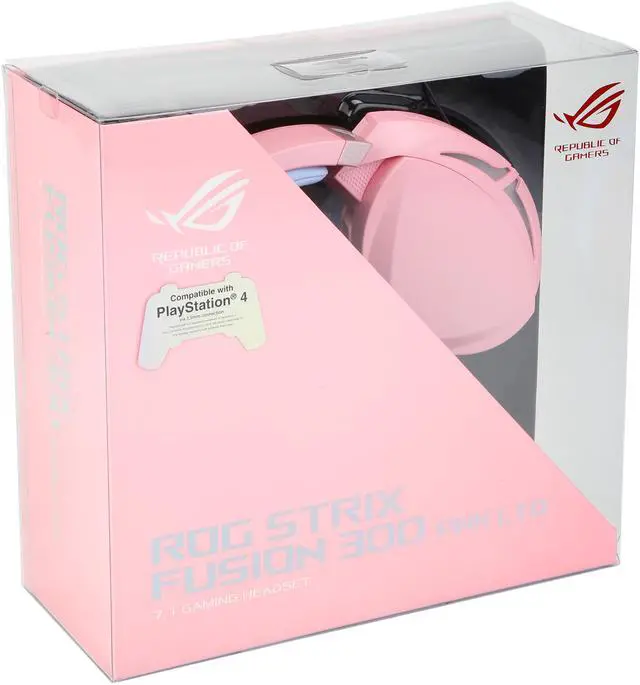 Alt view image 6 of 6 - ASUS ROG Strix Fusion 300 PNK Limited Edition Gaming Headset