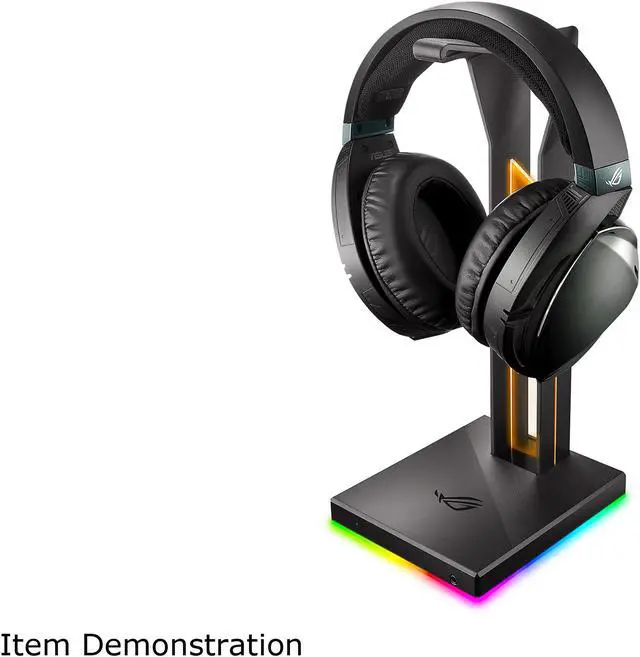 Alt view image 6 of 9 - ASUS ROG THRONE QI/US/AS Gaming Headset Stand