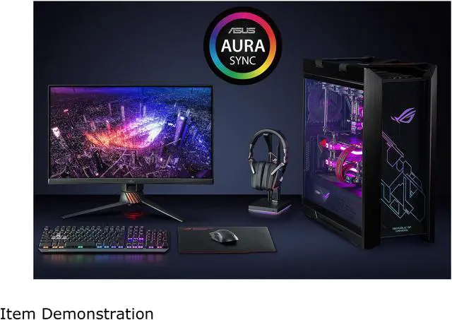 Alt view image 9 of 9 - ASUS ROG THRONE QI/US/AS Gaming Headset Stand