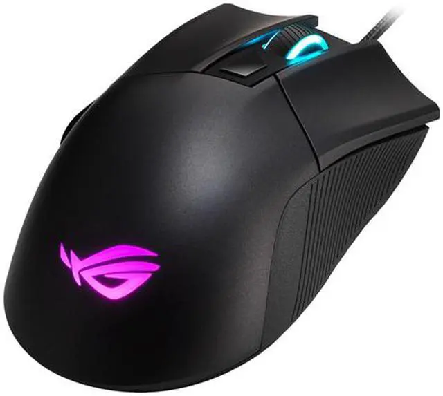 Alt view image 4 of 4 - ASUS Optical Gaming Mouse - ROG Gladius II Core | Ergonomic Right-hand Grip | Lightweight PC Gaming Mouse | 6200 DPI Optical Sensor | Omron Switches | 6 Buttons | Aura Sync RGB Lighting
