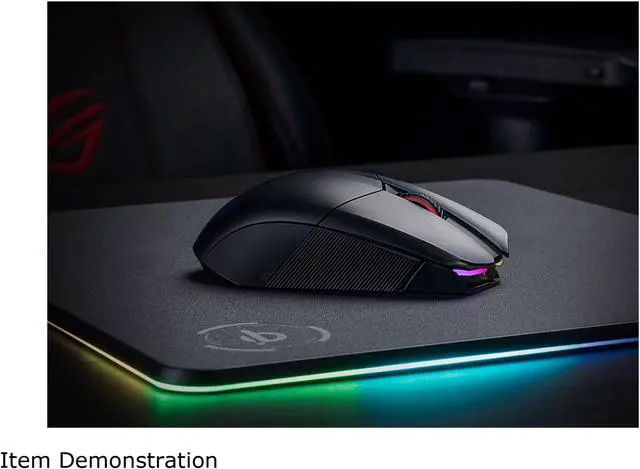 Alt view image 7 of 9 - ASUS P704 ROG CHAKRAM 90MP01K0-BMUA00 Black 1 x Wheel USB Wired / 2.4GHz / Bluetooth Optical Gaming Mouse