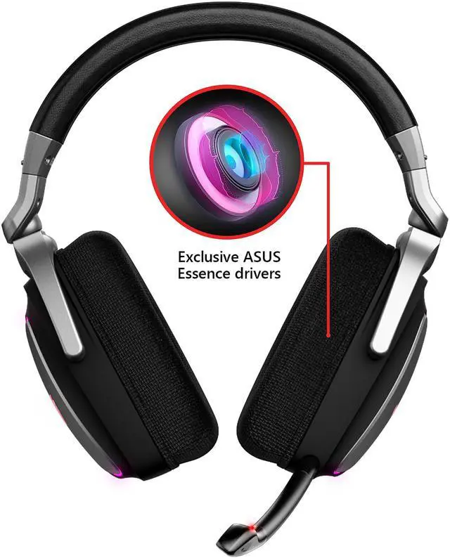 Alt view image 4 of 11 - ASUS ROG Delta RGB gaming headset with Hi-Res ESS Quad-DAC, circular RGB lighting effect and USB-C connector for PCs, PS5, consoles and mobile gaming