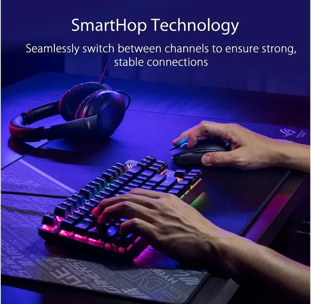 Alt view image 2 of 7 - ASUS ROG Strix Impact II Wireless Gaming Mouse