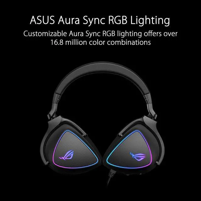 Alt view image 6 of 7 - ASUS ROG Delta S Gaming Headset with USB-C, Ai Powered Noise-Canceling Microphone