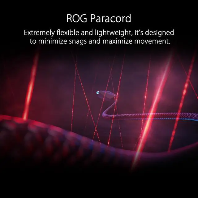 Alt view image 7 of 8 - ASUS ROG Keris Wireless Lightweight Gaming Mouse (ROG 16,000 DPI sensor, push-fit switch sockets, swappable side buttons, ROG Omni Mouse feet, ROG Paracord and Aura Sync RGB lighting)
