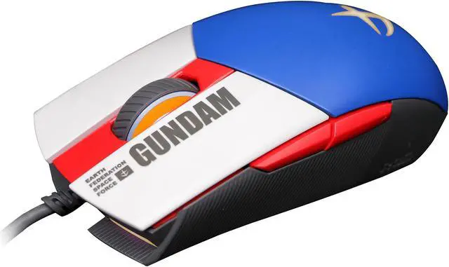 Alt view image 6 of 9 - ASUS ROG Strix Impact II GUNDAM EDITION 90MP0260-BMUA00 Gundam Edition 6 Buttons 1 x Wheel USB 2.0 Wired Gundam Mouse Optical Gaming Mouse