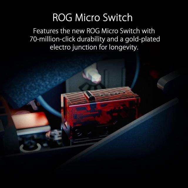 Alt view image 4 of 13 - ASUS ROG Spatha X Wireless Gaming Mouse (Magnetic Charging Stand, 12 Programmable Buttons, 19,000 DPI, Push-fit Hot Swap Switch Sockets, ROG Micro Switches, ROG Paracord and Aura RGB lighting)