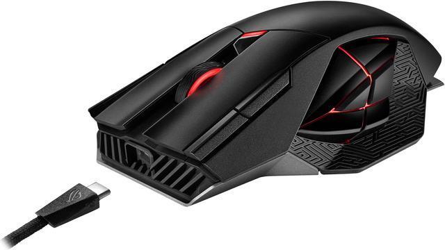 Alt view image 11 of 13 - ASUS ROG Spatha X Wireless Gaming Mouse (Magnetic Charging Stand, 12 Programmable Buttons, 19,000 DPI, Push-fit Hot Swap Switch Sockets, ROG Micro Switches, ROG Paracord and Aura RGB lighting)