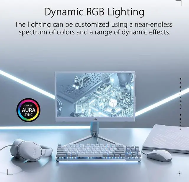 Alt view image 4 of 7 - ASUS ROG Strix Impact II Moonlight White Gaming Mouse | Ambidextrous and Lightweight Design, 6200 DPI Optical Sensor, Push-Fit Hot Swappable Switches, Aura Sync RGB Lighting, Minimal Design