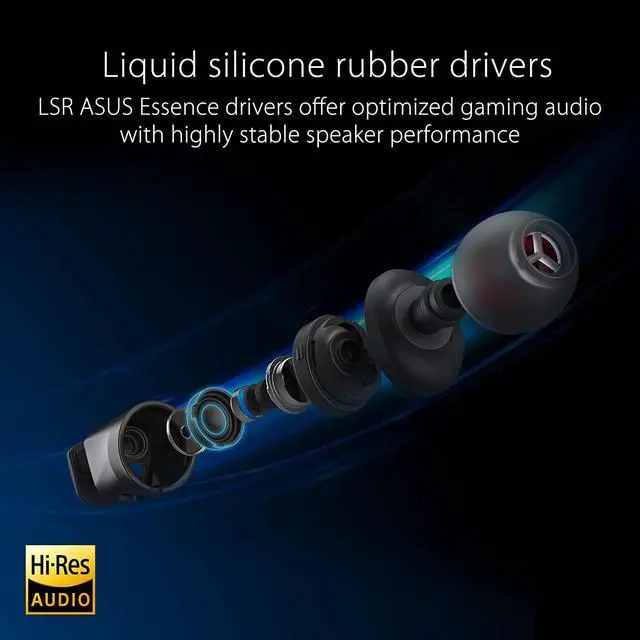 Alt view image 4 of 6 - ASUS ROG Cetra II In-Ear Gaming Headphones (Earbuds, Microphone, ANC, USB-C, AURA Sync RGB Lighting, Bundled Travel Case, Silicon Tips, Compatible with Laptop, Switch, ROG Phone and Smart Devices)