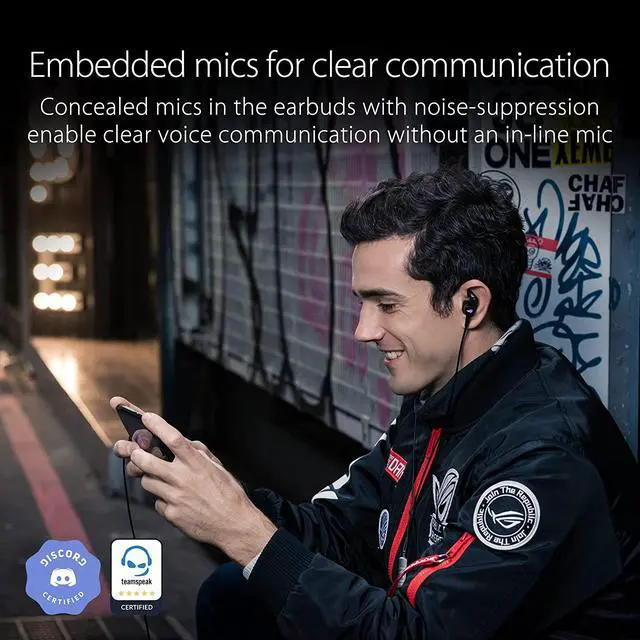 Alt view image 3 of 6 - ASUS ROG Cetra II In-Ear Gaming Headphones (Earbuds, Microphone, ANC, USB-C, AURA Sync RGB Lighting, Bundled Travel Case, Silicon Tips, Compatible with Laptop, Switch, ROG Phone and Smart Devices)
