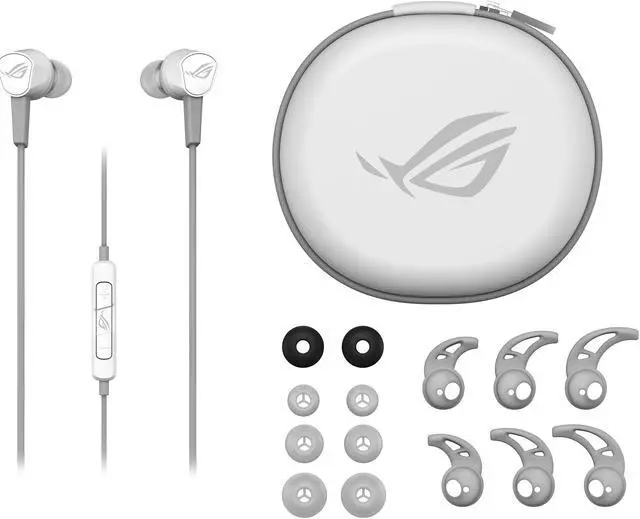 Alt view image 8 of 8 - ASUS ROG Cetra II Core ML Moonlight White in-Ear Gaming Earbuds