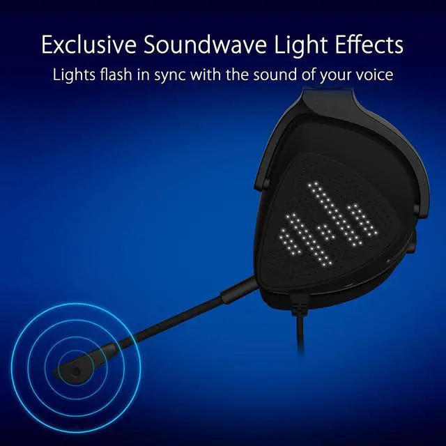 Alt view image 6 of 7 - ASUS ROG Delta S Animate Gaming Headset | Customizable AniMe Matrix LED Display, AI Noise-Canceling Mic, Hi-Res ESS 9281 Quad DAC, Lightweight, USB-C, For PC, Mac, PS5, Switch and Mobile Devices