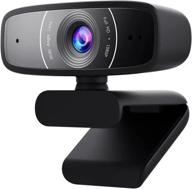 Alt view image 2 of 3 - ASUS Webcam C3 1080p HD USB Camera - Beamforming Microphone, Tilt-adjustable, 360 Degree Rotation, Wide Field of View, Compatible with Skype, Microsoft Teams and Zoom