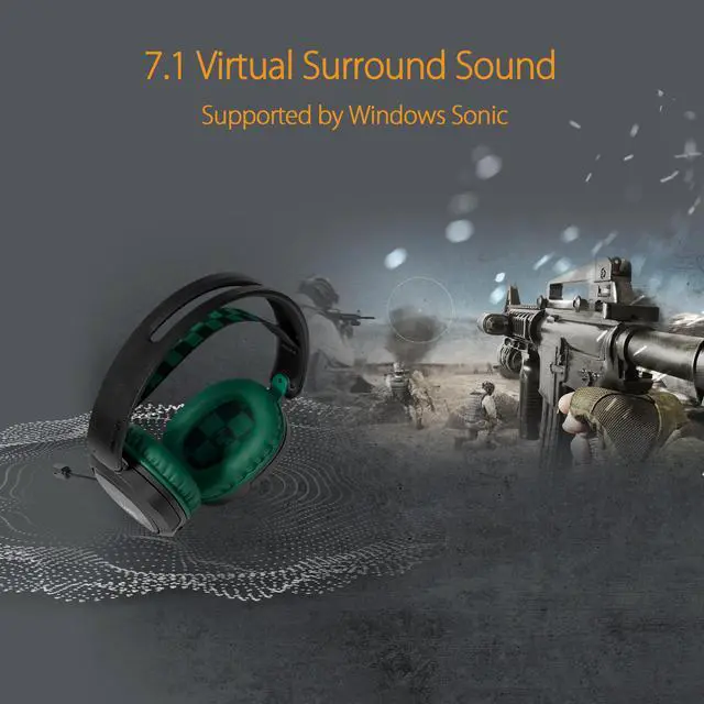 Alt view image 4 of 7 - ASUS TUF Gaming H1 Wired Headset (Discord Certified Mic, 7.1 Surround Sound, 40mm Drivers, 3.5mm, Lightweight, For PC, Switch, PS4, PS5, XBOX One, XBOX Series X | S, and Mobile Devices)- Demon Slayer, TANJIRO