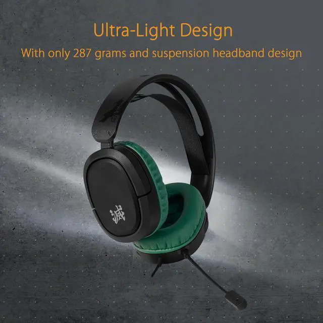 Alt view image 6 of 7 - ASUS TUF Gaming H1 Wired Headset (Discord Certified Mic, 7.1 Surround Sound, 40mm Drivers, 3.5mm, Lightweight, For PC, Switch, PS4, PS5, XBOX One, XBOX Series X | S, and Mobile Devices)- Demon Slayer, TANJIRO