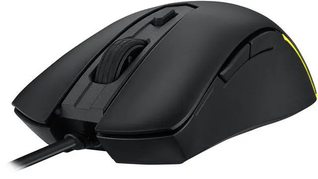 Alt view image 11 of 12 - ASUS TUF Gaming M3 Gen II ultralight 59-gram wired gaming mouse, IP56 dust and water resistance, 8000 dpi sensor, six programmable buttons, Black