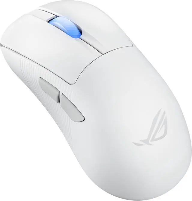 Alt view image 8 of 14 - ASUS ROG Keris II WL Ace (54-gram ergonomic mouse, 42000-dpi, ROG Micro Switch, SpeedNova wireless technology, ROG Polling Rate Booster, 4000 Hz in wireless mode, up to 8000 Hz in wired mode) - White