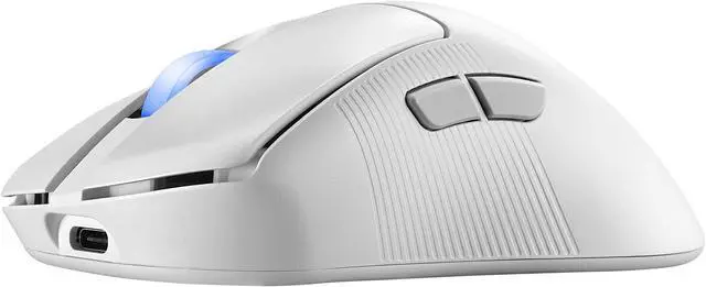 Alt view image 11 of 14 - ASUS ROG Keris II WL Ace (54-gram ergonomic mouse, 42000-dpi, ROG Micro Switch, SpeedNova wireless technology, ROG Polling Rate Booster, 4000 Hz in wireless mode, up to 8000 Hz in wired mode) - White