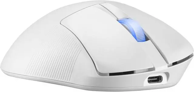 Alt view image 12 of 14 - ASUS ROG Keris II WL Ace (54-gram ergonomic mouse, 42000-dpi, ROG Micro Switch, SpeedNova wireless technology, ROG Polling Rate Booster, 4000 Hz in wireless mode, up to 8000 Hz in wired mode) - White