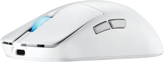 Alt view image 4 of 9 - ASUS ROG Harpe Ace Mini Wireless Gaming Mouse - 49g Lightweight, AimPoint Pro 42K Optical Sensor, Optical Micro Switches, ROG Polling Rate Booster, Esports & FPS Gaming Ready - White