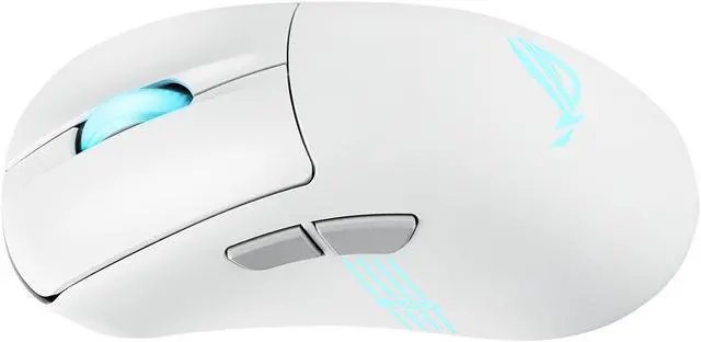 Alt view image 2 of 9 - ASUS ROG Keris II Origin Wireless Gaming Mouse, 64g Ergonomic,  AimPoint Pro 42K DPI Optical Sensor, ROG Micro Switches II, SpeedNova Ultrafast Wireless, Bluetooth Compatible - Moonllight White