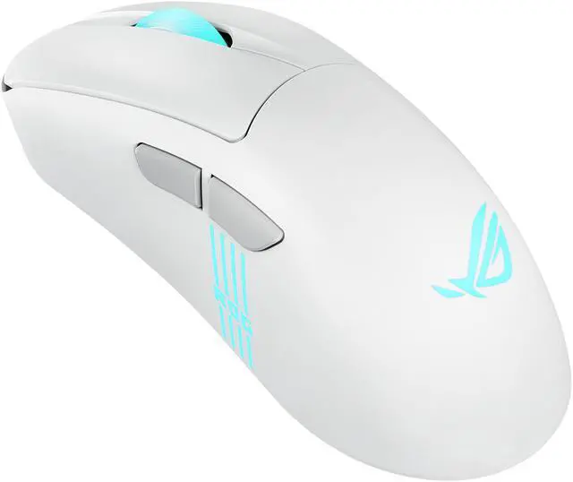 Alt view image 7 of 9 - ASUS ROG Keris II Origin Wireless Gaming Mouse, 64g Ergonomic,  AimPoint Pro 42K DPI Optical Sensor, ROG Micro Switches II, SpeedNova Ultrafast Wireless, Bluetooth Compatible - Moonllight White