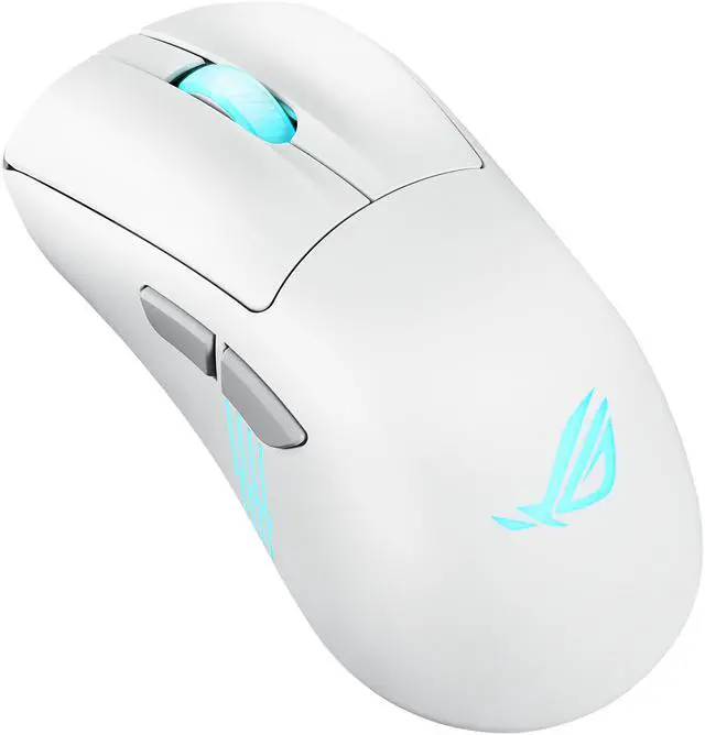 Alt view image 8 of 9 - ASUS ROG Keris II Origin Wireless Gaming Mouse, 64g Ergonomic,  AimPoint Pro 42K DPI Optical Sensor, ROG Micro Switches II, SpeedNova Ultrafast Wireless, Bluetooth Compatible - Moonllight White