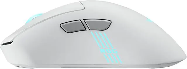 Alt view image 9 of 9 - ASUS ROG Keris II Origin Wireless Gaming Mouse, 64g Ergonomic,  AimPoint Pro 42K DPI Optical Sensor, ROG Micro Switches II, SpeedNova Ultrafast Wireless, Bluetooth Compatible - Moonllight White