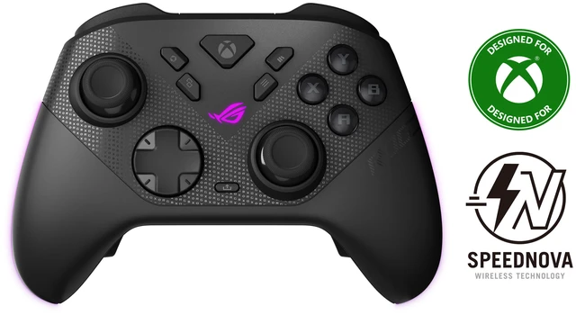 Main image of ASUS ROG Raikiri II Xbox Wireless Gaming Controller - 2.4GHz/BT/3.5mm, TMR Joysticks, Anti-Slip Grip, Travel Case, up to 50H Battery, Web-based Config - for Xbox Series X|S, ROG Ally, PC