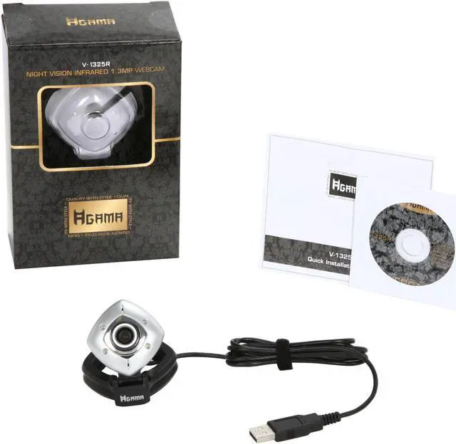 Alt view image 5 of 5 - Agama V-1325R Night Vision Infrared 1.3M Pixel Webcam