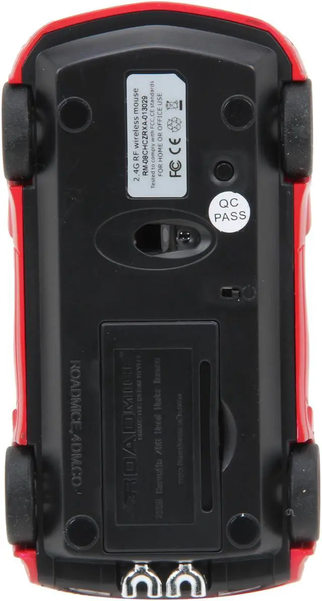 Alt view image 3 of 5 - Road Mice RM-08CHCZRXA Red RF Wireless Optical Chevrolet Corvette Mouse