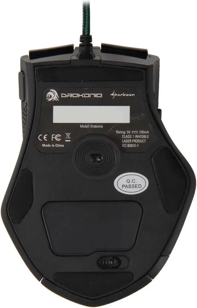 Alt view image 7 of 8 - SHARKOON Drakonia 000SKDM 11 Buttons USB 2.0 Wired Laser Gaming Mouse