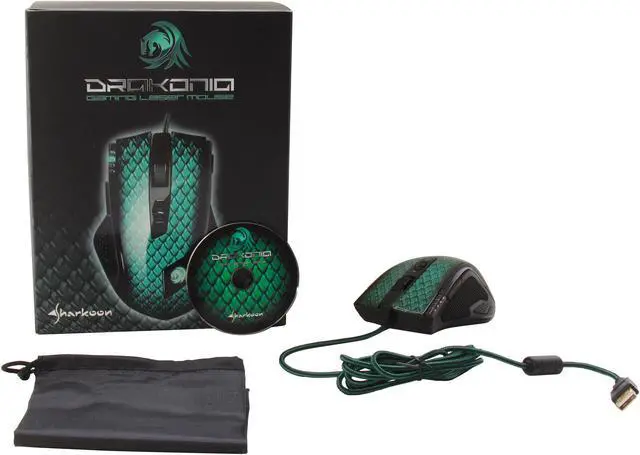 Alt view image 9 of 8 - SHARKOON Drakonia 000SKDM 11 Buttons USB 2.0 Wired Laser Gaming Mouse