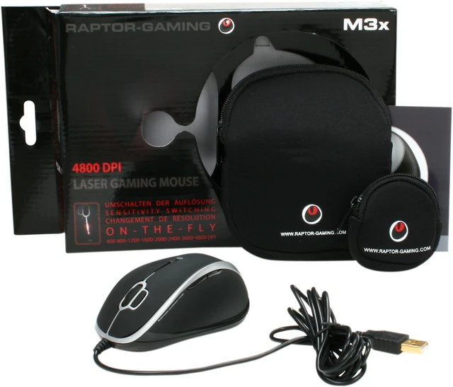 Mouse Logitech Raptor Raptor-Gaming 000RAPM3X Black Wired Laser Gaming Mouse - Newegg.com